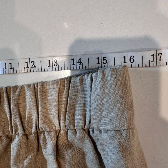 Natori Beige Linen Pants - Picture 6 of 7